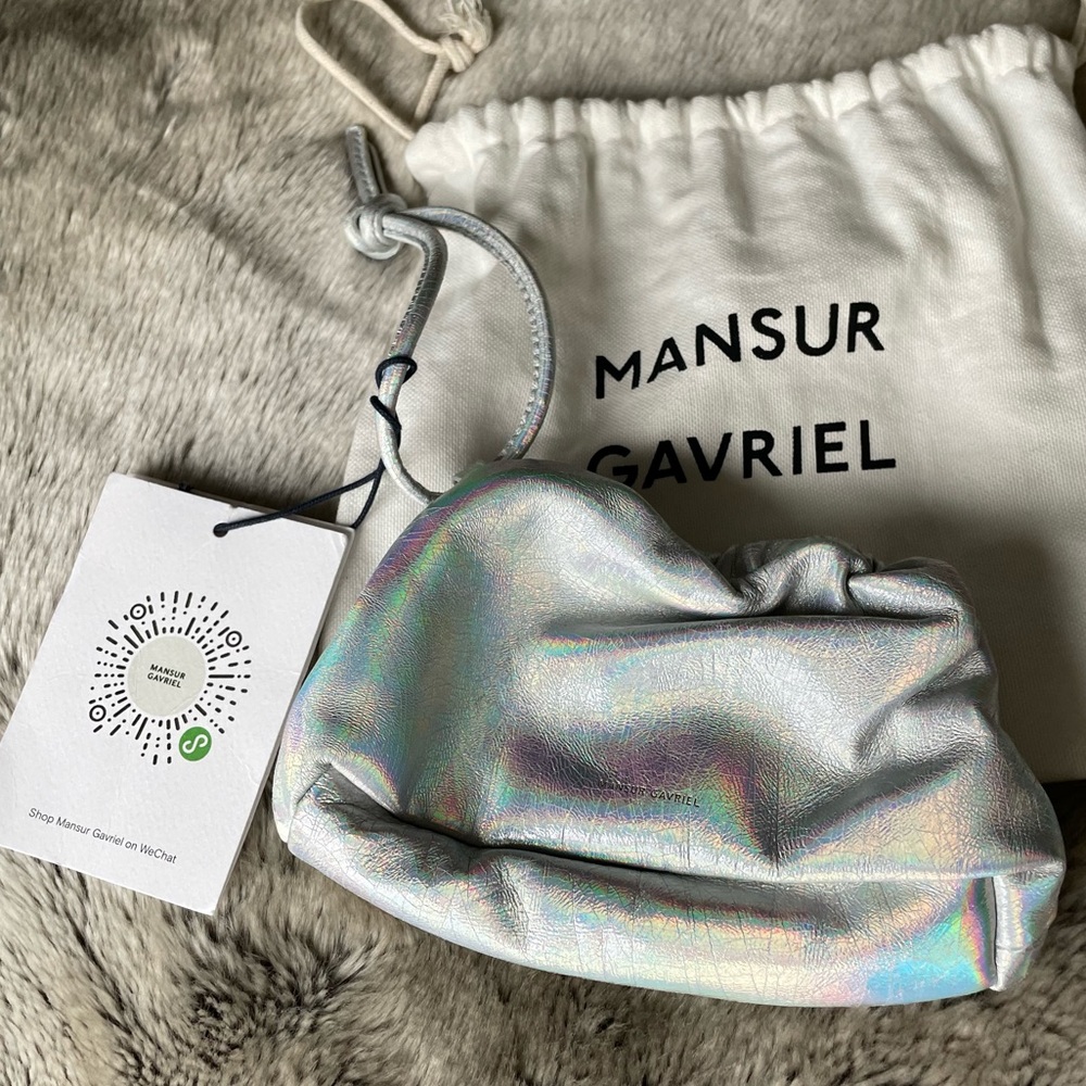 NWT Mansur Gavriel Mini Cloud Wristlet